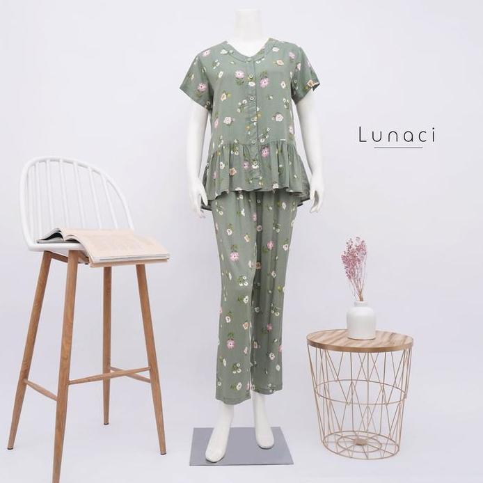 Lunaci Pyjamas Kimber Piyama/Baju Tidur/Baju menyusui murah