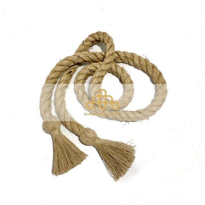 Tali Gorden Goni 150 cm - Tassel Ikat Gordyn Rustic - Tali Pengikat Ikatan Hordeng - Belt Gaun