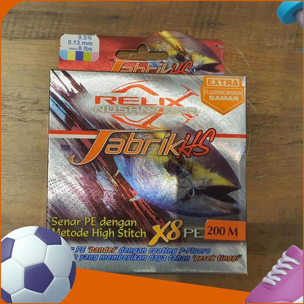 Senar Pe Jabrik Hs X8 Relix Nusantara Pe 0,5