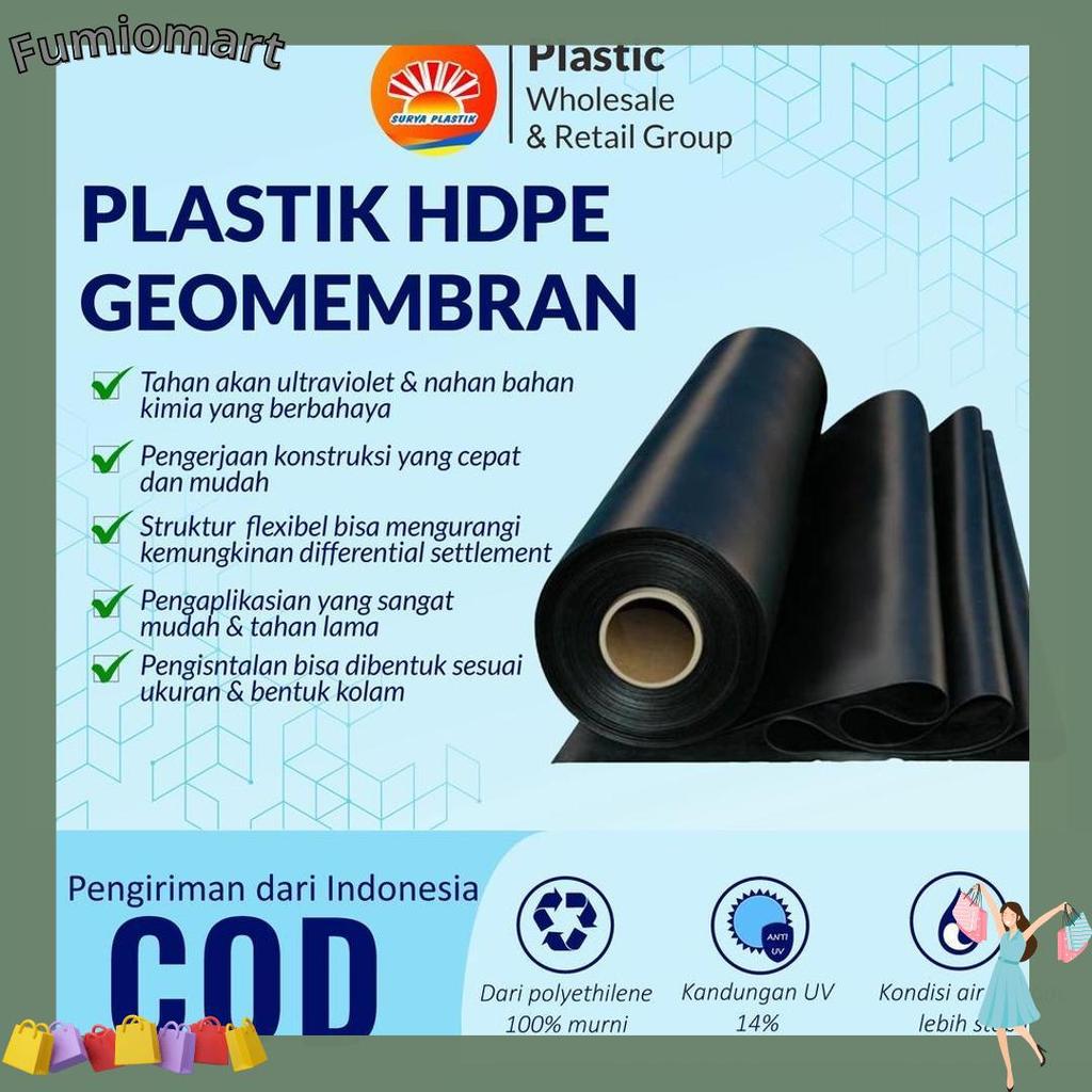 Geomembran Hdpe Tebal 500 Micron Lebar 5 Meter Gradeori