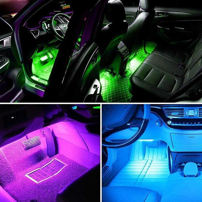 Lampu Led Strip Kolong Dashboard Mobil Rgb Light Led Usb Remote
