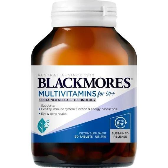 eko_storebookck - Blackmores Multivitamins For 50+ 60 Tablets | Suplemen Imunitas & Kesehatan Pria/W