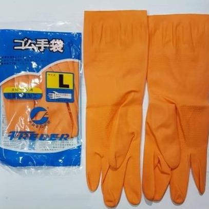 Kaos Tangan Karet Kaos Tangan Orange Sarung Tangan Gloves Latex