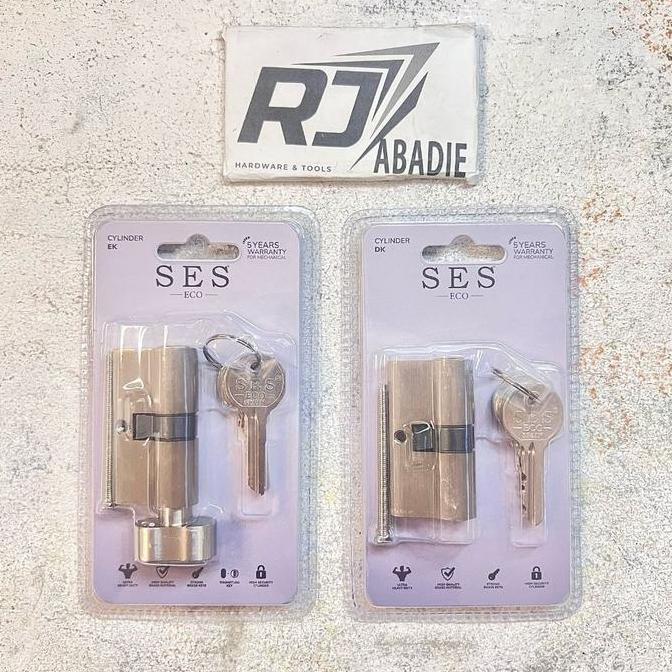 SILINDER CYLINDER PINTU RUMAH KUNCI STAINLESS BESAR KNOP SES ECO ORIGINAL DAN TERPERCAYA