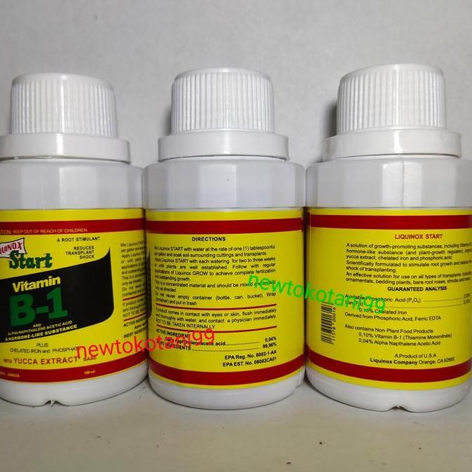 Vit B1 Tanaman Liquinox 100 Ml Vit B1 100Ml Anti Stres Tanaman Sewaktu Pindah Tanam Atau Cangkok
