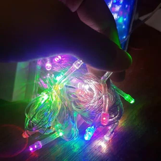 Lampu Natal Led Tumblr RGB 10meter + sambungan