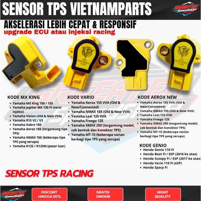 Promo SENSOR TPS VIETNAM ORIGINAL SENSOR TPS VARIO SENSOR TPS VIETNAMPART UNIVERSAL SEMUA MOTOR SENS