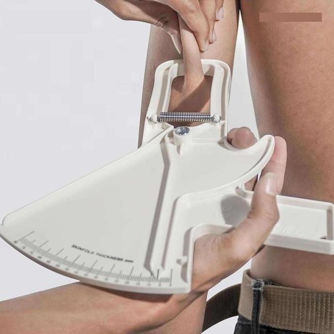 Ready Skinfold Thickness Caliper AH02 / Body Fat Slim Guide Pengukur Kadar