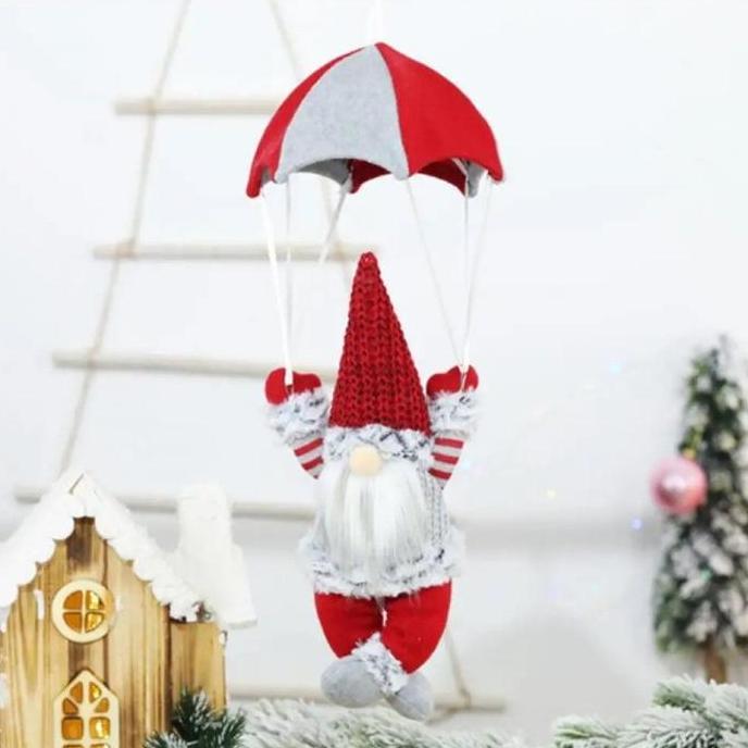 Boneka Natal Gnome Payung by Platefulnco