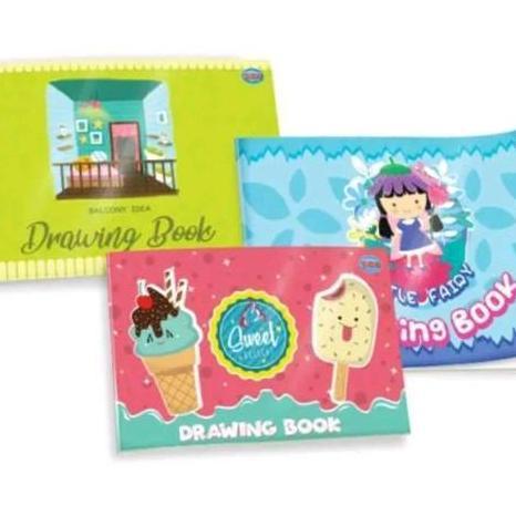 Ready (1 pack)Buku gambar A4/buku gambar/buku gambar sidu A4/buku gambar A4 sidu/buku gambar dodo A4