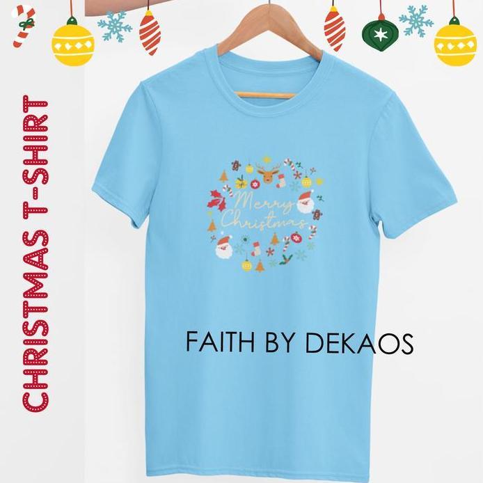 KAOS NATAL / KAOS NATAL KELUARGA / KAOS NATAL HIJAU / KAOS NATAL MERRY CHRISTMAS / KAOS MERRY CHRIST