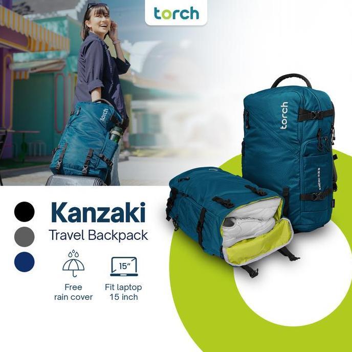 Laxy.shops1 - Torch Tas Ransel Light Travel Backpack Kanzaki Classic 30L