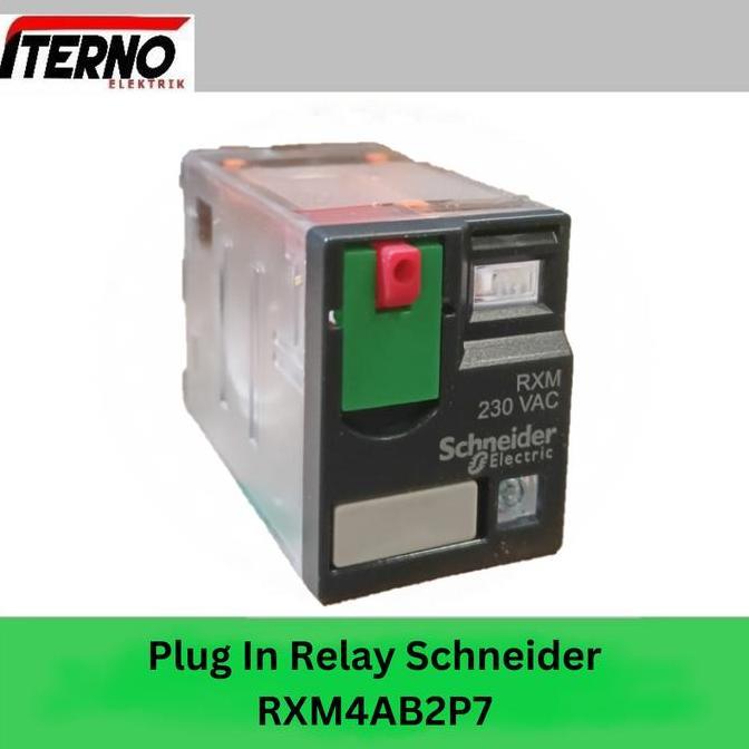 Murah Rxm4Ab2P7 220Vac Relay Schneider Socket Rxze1M4C Setara My4N 14 Kaki