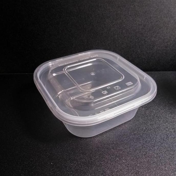 Thinwall kotak SQ 600 ml/food container/microwave oven safe