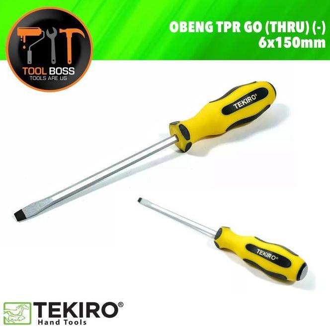Obeng Tpr Go Thru Obeng Minus Tpr Tekiro Tools