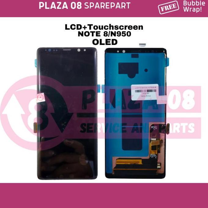 TERBARU LCD+Touchscreen SAMSUNG NOTE 8/N950 OLED BISA GRAB