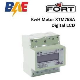 KwH Meter XTM75SA Digital LCD merk FORT