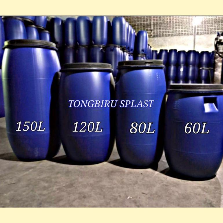 Tgc-1924 Tempat Sampah Aesthetic Tong/ Tempat Sampah Biru 60L/ Tong 60L/ Tong Air Biru/ Tong Kompost