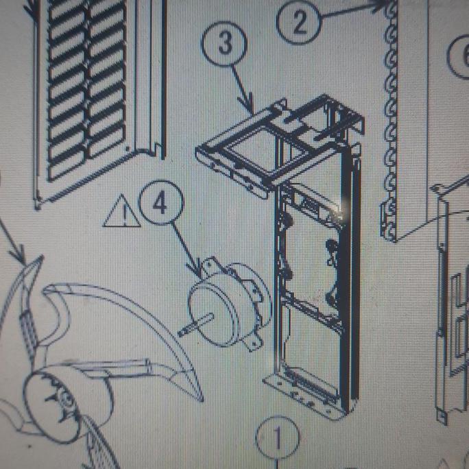 Fan Motor Outdoor AC Panasonic PU5/7/9XKJ
