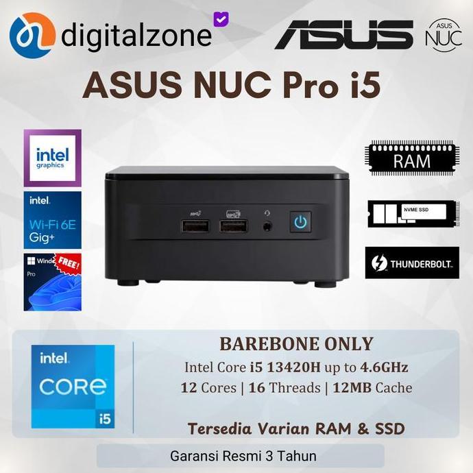 INTEL NUC I5 13420H | ASUS NUC I5 13420H NUC13ANHI5 ORIGINAL DAN TERPERCAYA