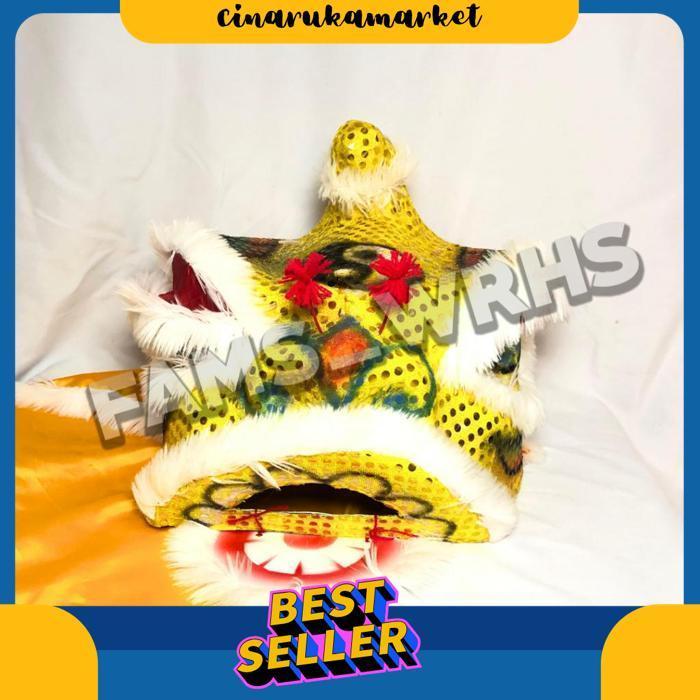 Barongsai Anak Dewasa Bahan Karton Tebal Kokoh Barongsai Kedip Br 1107