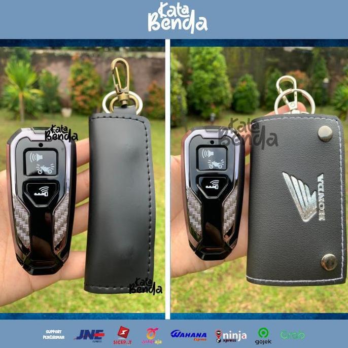 Case Remote Carbon + Dompet STNK Keyless Vario/PCX/ADV 160/125 2022