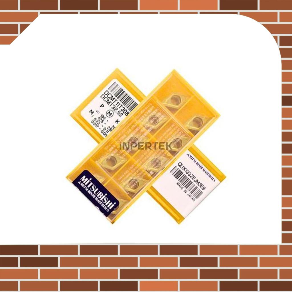 Insert Dcmt 11T308 Mitsubishi Original Pahat Bubut Dcmt 11 T3 08 Mata Dcmt11T308