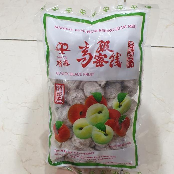 Ready Manisan Buah Plum Kering Kiam Mei Putih