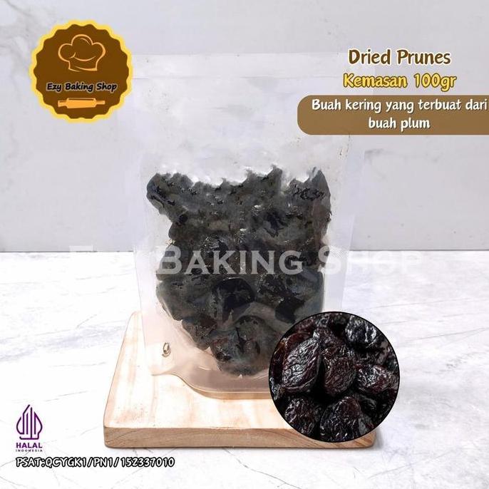 Ready Dried Prunes 100gr - Buah Plum Kering untuk Lapis Legit