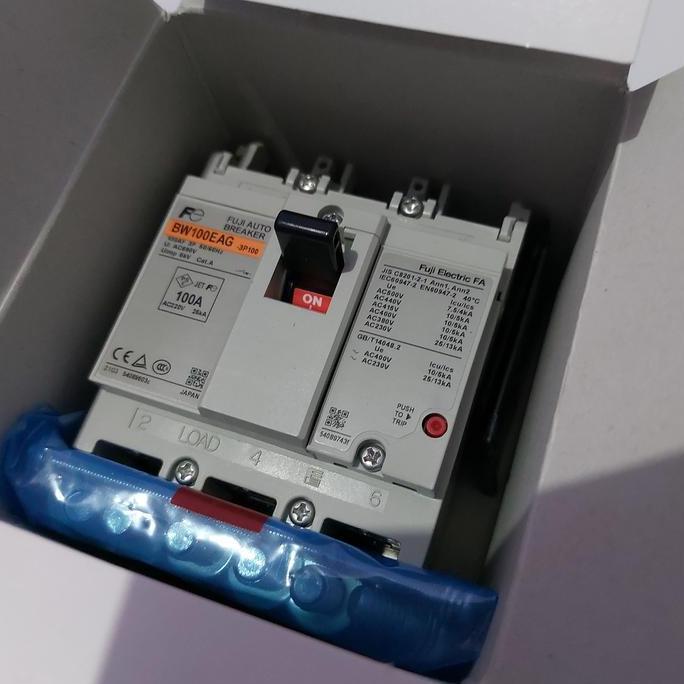 NEW mccb 3p 100a fuji BW100EAG