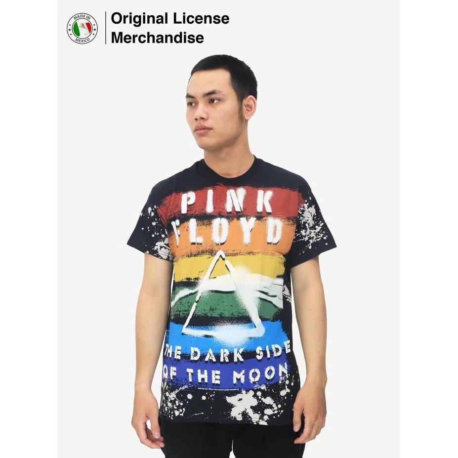 Kaos Baju Tie Dye Full Print Pria Band Musik PINK FLOYD Spectrum Havok murah