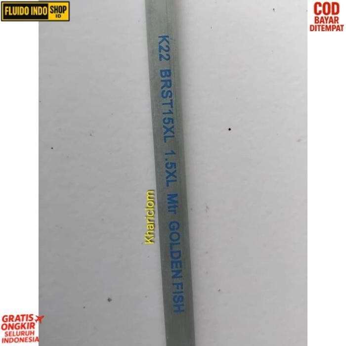 Premium 150Cm Xl Kaku Fiber Golden Fish K22 Stik Piber Padat Berkualitas Impr Kuat Dan Lurus Tuk Bah