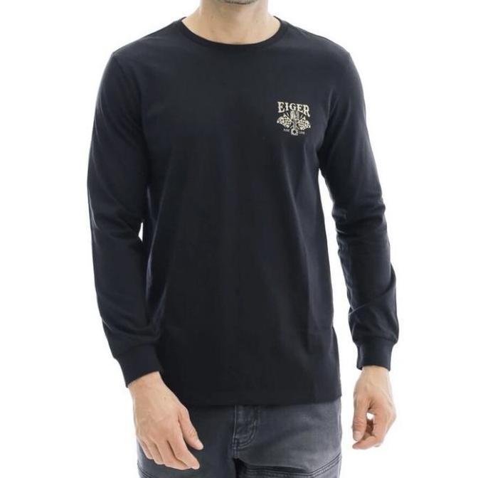Kaos Eiger Ride Live T-Shirt Lengan Panjang - Kaos Pria murah