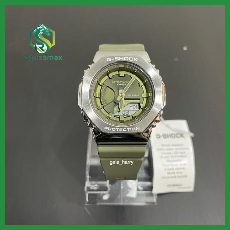 (ORIGINAL) CASIO GM S2100-3ADR / GMS 2100-3 FORGED STAINLESS STEEL BEZEL CARBON CORE GUARD JAM TANGA
