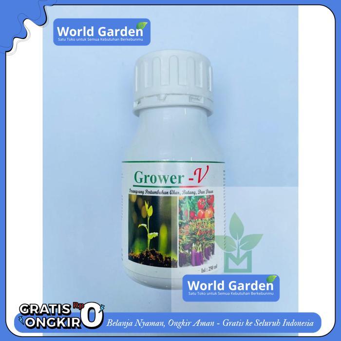 PUPUK PERANGSANG PERTUMBUHAN AKAR BATANG DAN DAUN GROWER V 250 ML GRATIS ONGKIR