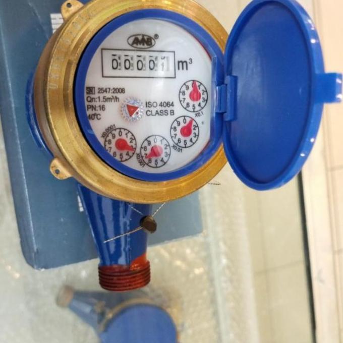 Meteran Air Besi Pdam Water Meter Flow Meter Air Pdam 1/2" Sni