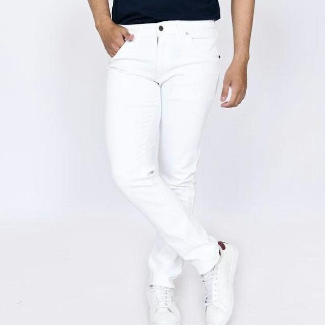 Celana Jeans Pria Warna Putih