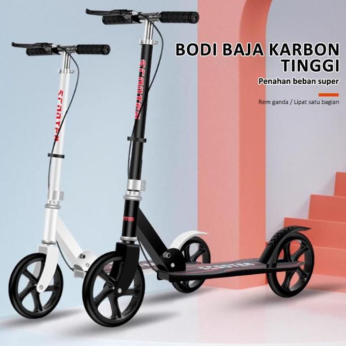Skuter Lipat Roda 2/Scooter Skuter Otoped Anak Hingga Dewasa Exotic (Ada Rem)