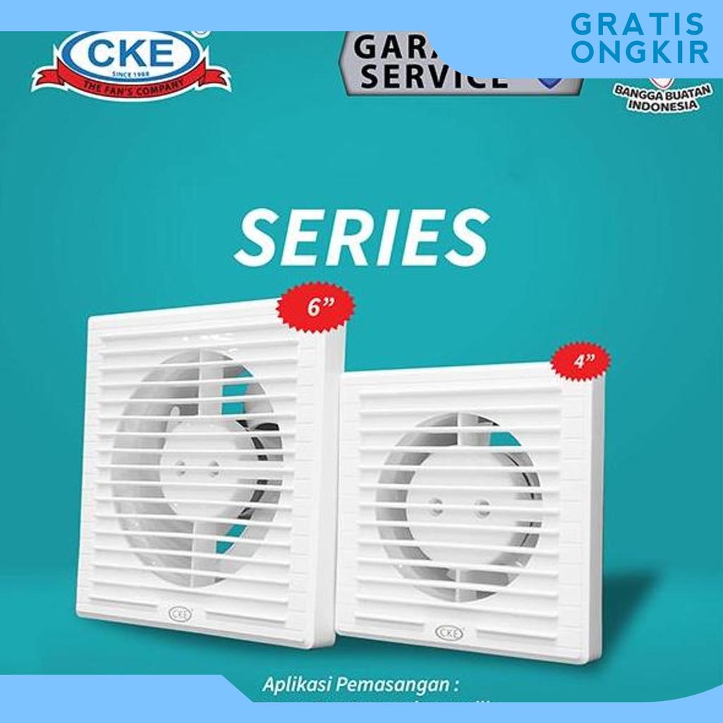 Exhaust Fan Mini Penghisap Udara 6 Inch Kipas Hexos Dinding Tembok