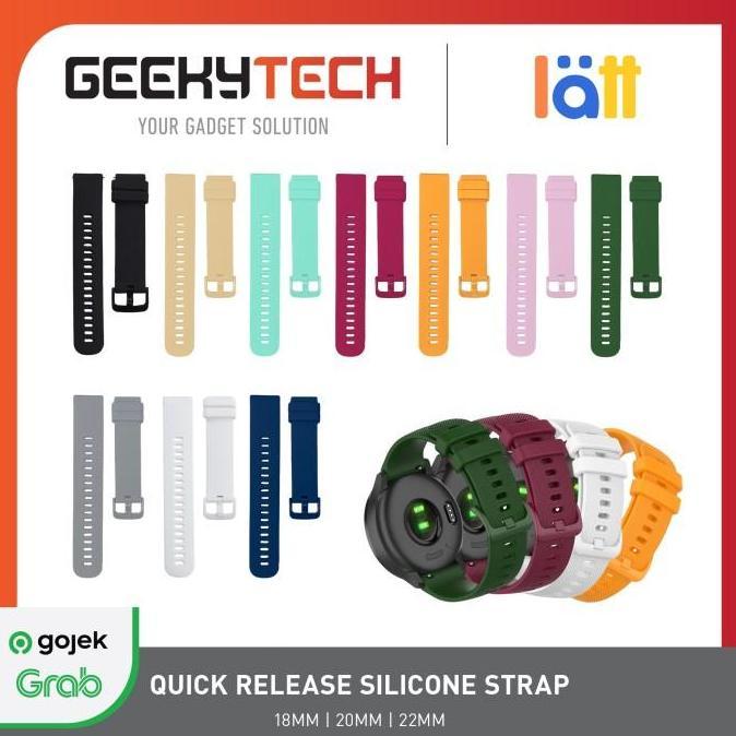 Strap Garmin Quick Release Silicone / Latt Quick Release 18 20 22 mm