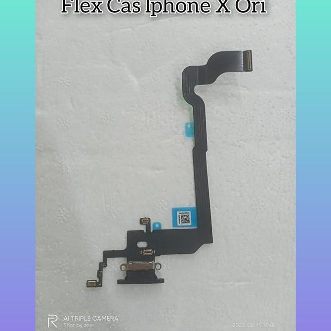 TERBARU - Flexible Connector Charge Iphone X Flexibel Konektor Cas Iphone + Mic