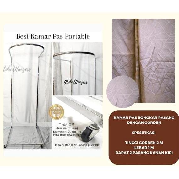 Kamar Pas Bongkar Pasang/ Fitting Room Portable