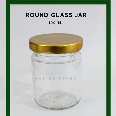 BOTOL KACA 100ML | JAR KACA MADU/SELAI/BUMBU