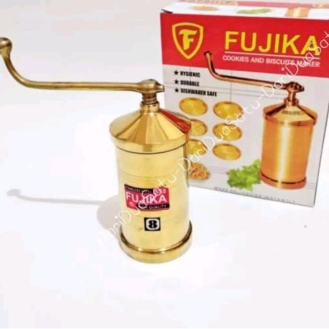 Cetakan Kue Akar Kelapa Fujikabiscuit Makercookie Maker Fujika Alat Kuning