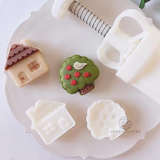 Cetakan Nastar 50Gr Cetakan Natal Cetakan Cookies Natal Mooncake