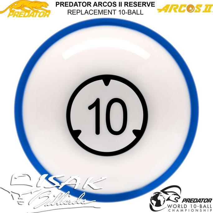 Predator Arcos II 10-Ball | Replacement Bola Eceran Billiard Pool Asli