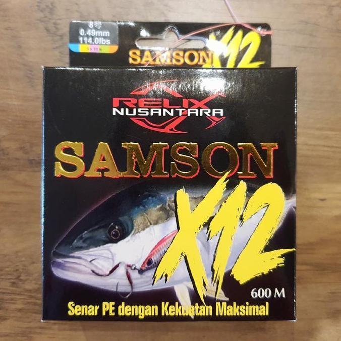 Senar PE Samson X12-600m Pe 8 Relix Nusantara
