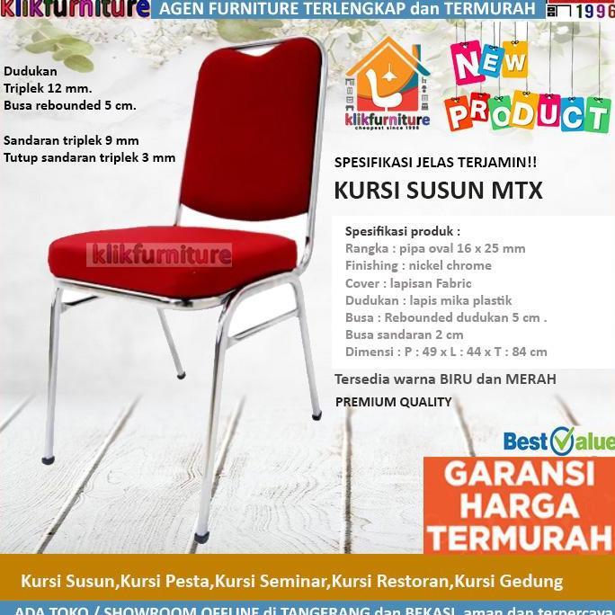Kursi Susun Besi Kursi Pesta Kursi Seminar Kursi Makan MTX