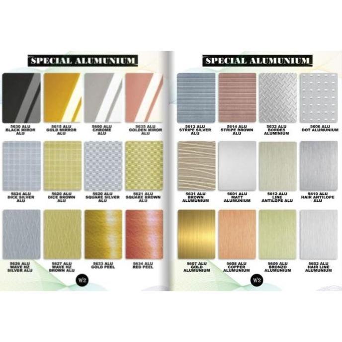 NEW - HPL Alumunium Furniture Mirror Special Winston Glossy TexturePremium