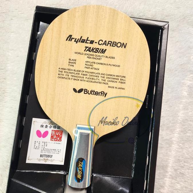 Butterfly Penholder Taksim CS ~ Kayu Bet Pingpong Butterfly Taksim CS